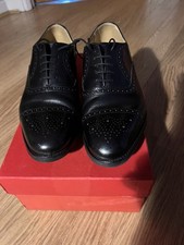 Barker Mirfield Black Leather