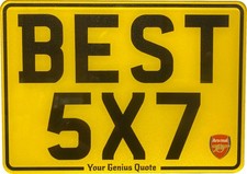 Luxury Motorbike Show Plates