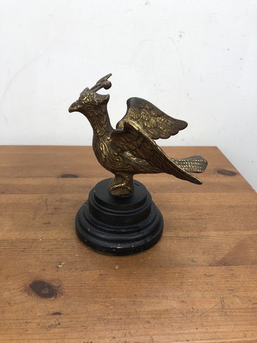 Vintage bronze car mascot - bronze,