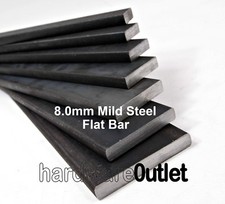Mild Steel FLAT BAR 6 8 10mm Bespoke cutting service available UK Trade Suplier