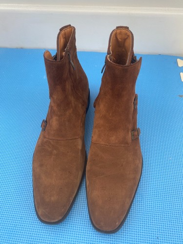 Mens zara double monk - monk, suede