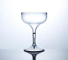 Clear 9oz Polycarbonate Champagne Coupe Cocktail Glass – Virtually Unbreakable
