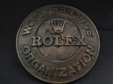 Remarkable Cast Metal Rolex Sign from French Rolex A.D.