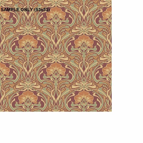 Sample retro damask floral - sample,