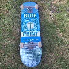 Tensor Blue Print Blue/White Skateboard