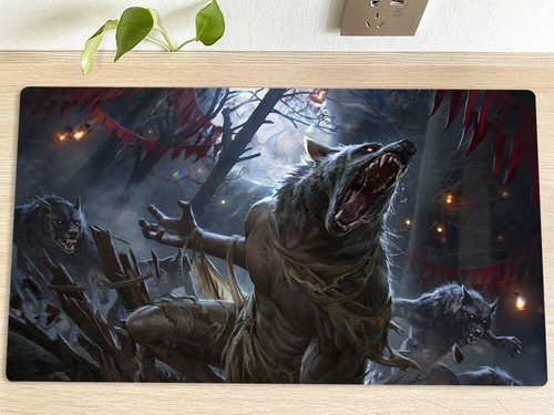 Mtg table playmat werewolf tcg - playmat,
