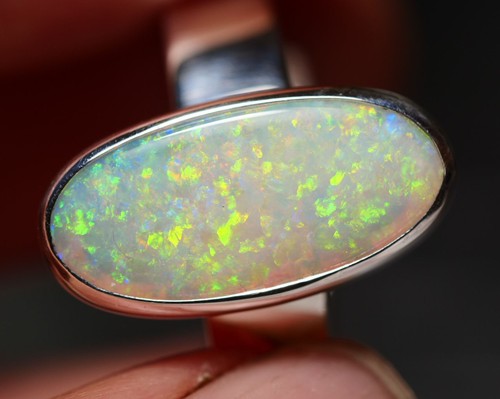 Opal ring adjustable - opal,