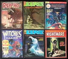 6 Vintage Horror Comics Eerie