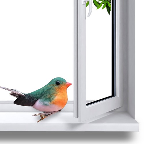 12pcs christmas robin bird - 12pcs,