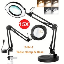 15X Magnifying Glass Desk