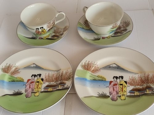Vintage japanese geisha girl - vintage,