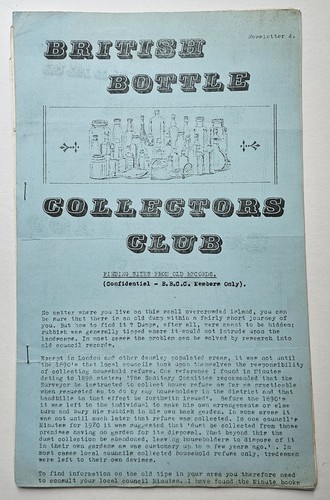 1973 british bottle collectors - 1973,