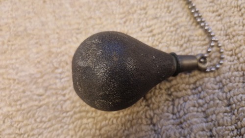 Antique vintage rubber cistern - rubber,