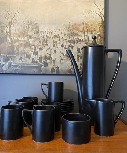 Portmeirion matte black coffee - portmeirion,