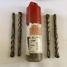 4 x Hilti TE-C 12/16 12mm x 160mm (100mm Working Length) SDS+ Drill Bit 2037029