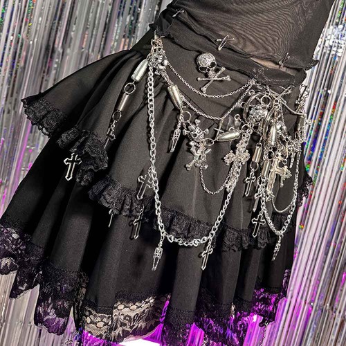 Goth skirts punk - skirts,
