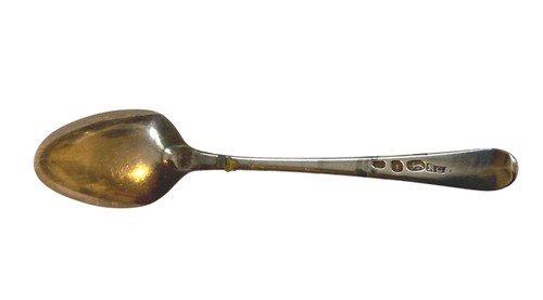 Solid silver spoon with - silver,