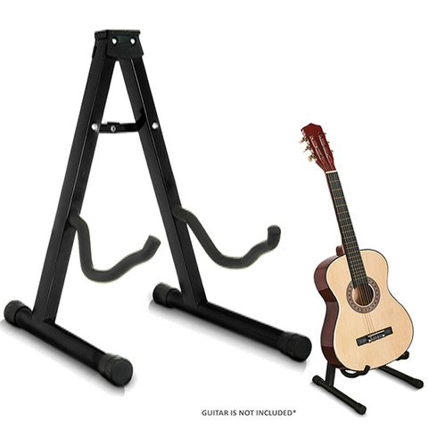 Folding black frame guitar - folding,