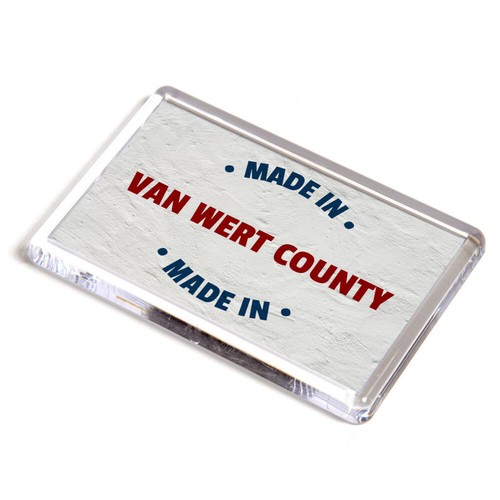 Fridge magnet made in - fridge, van