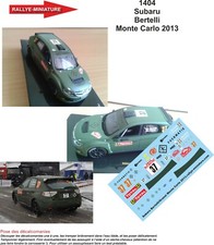 DECALS 1/24 REF 1404 SUBARU