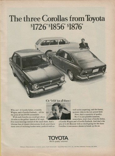 1970 toyota corolla sedan - 1970,