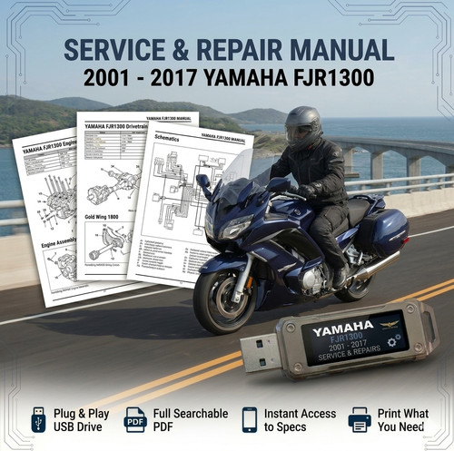 Yamaha fjr1300 2001 2017 - -,