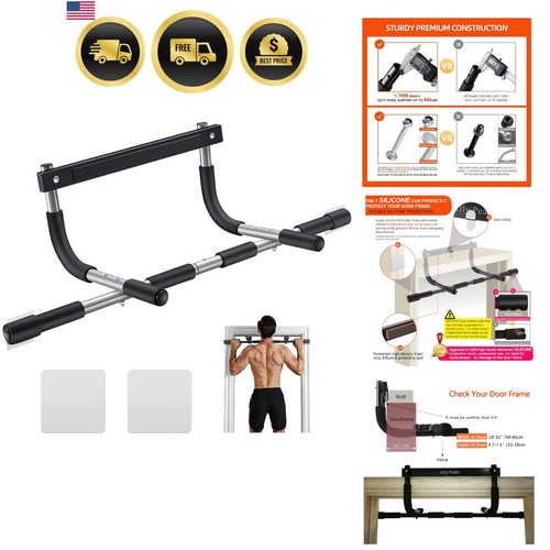 Pull bar for doorway indoor - up,