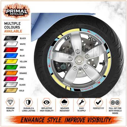 Vespa reflective rim stripe - vespa,
