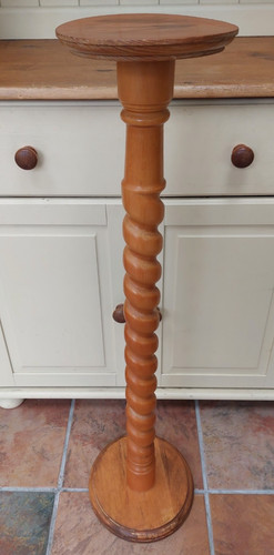 Vintage round plant stand - ,