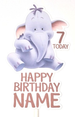 Heffalump lumpy personalised - heffalump,