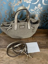 Anya Hindmarch Gold Raffia
