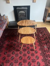Ercol Pebble Tables 354 Elm