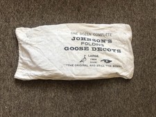 Antique/vintage Goose decoy sack " The original and still the best"