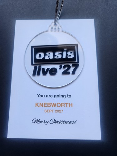 Knebworth oasis live bauble - knebworth,