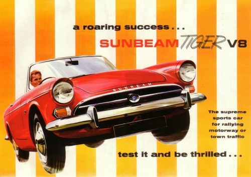 Sunbeam tiger 1965 car - v8,