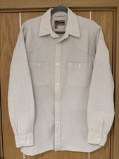 Nigel Cabourn Lybro Medical Shirt Cream Size 50