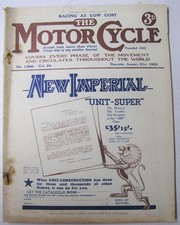 The motor cycle - motor, 1935