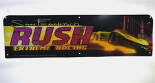 RARE 1996 Genuine Atari San Francisco Rush Extreme Racing Arcade Machine Marquee