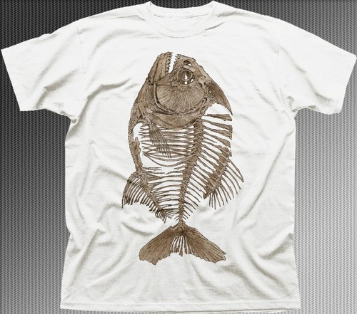 Piranha fish skeleton bone - piranha,