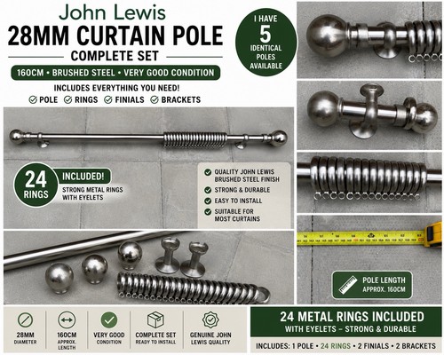 John lewis 28mm brushed - lewis,