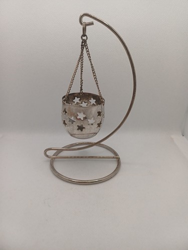 Metal tealight holder hanging - metal,
