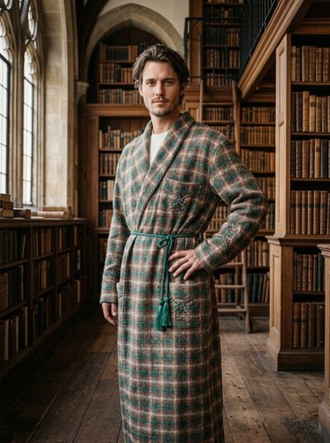 Vintage 1950s plaid full - plaid,