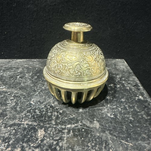 Large vintage brass indian - large,