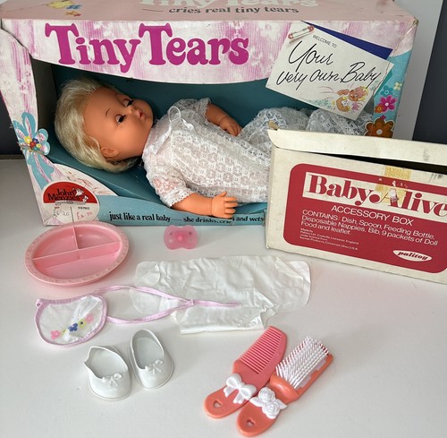 Vintage tiny tears doll boxed - vintage,