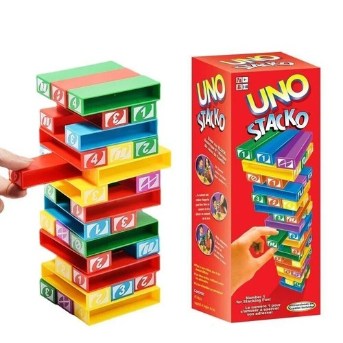 Mattel games uno stacko - uno, game