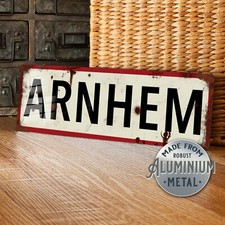 World War Arnhem Metal Sign