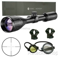 Hawke Fast Mount 3-9x40 AO Telescopic Rifle Scope Sight with Mounts 11323