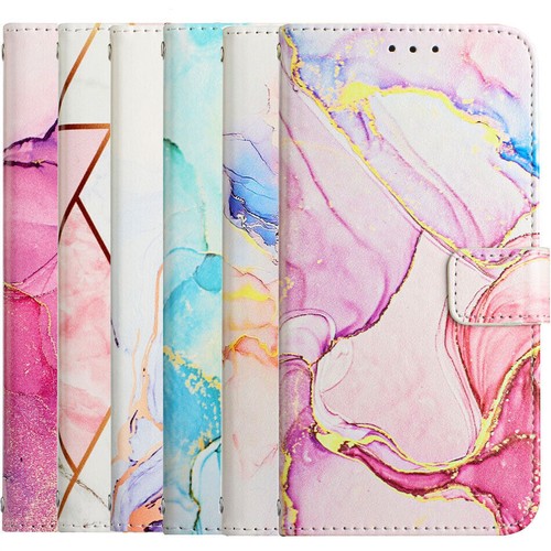 Paint marble wallet - marble, phone
