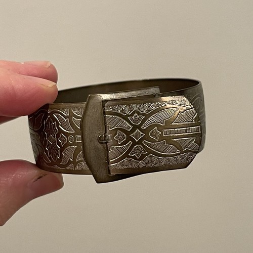 Antique victorian buckle belt - victorian,,