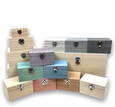 Personalised Engraved Rectangle Wooden Boxes Small Wood Keepsake Gift Box